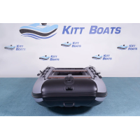 Лодка моторная килевая Kitt Boats 340 НДНД серо-черный